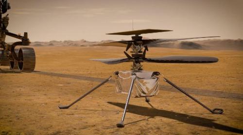 Mini-elicopterul Ingenuity al NASA a ajuns pe suprafaţa plantei Marte