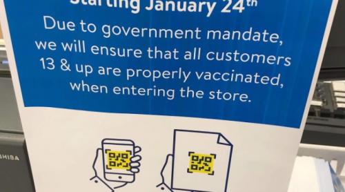 Quebec interzice persoanelor nevaccinate să cumpere alimente din supermarketurile mari
