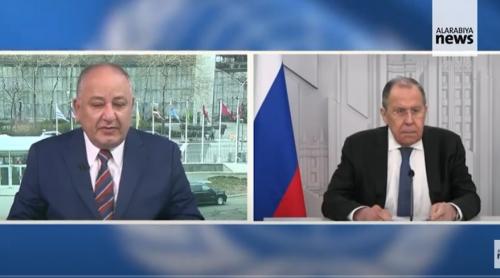 Lavrov: „Rusia nu se consideră în război cu NATO dar se pare că NATO se consideră a fi în război cu Rusia”