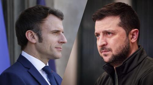 Zelensky îl acuză pe Macron că vrea „să facă concesii diplomatice” și că încearcă să dialogheze cu Putin