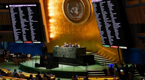 Adunarea Generală a ONU condamnă „anexările ilegale” ale teritoriilor ucrainene de către Rusia