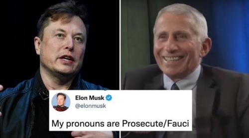 Elon Musk îl atacă pe doctorul Fauci: "Pronumele meu este Judecător/Fauci"