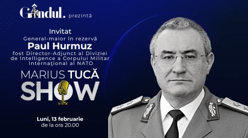 Marius Tucă Show începe luni, 13 februarie, de la ora 20.00, live pe gândul.ro