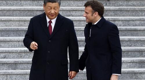 Macron vrea un plan cu China care să servească drept bază pentru viitoare negocieri între Ucraina si Rusia