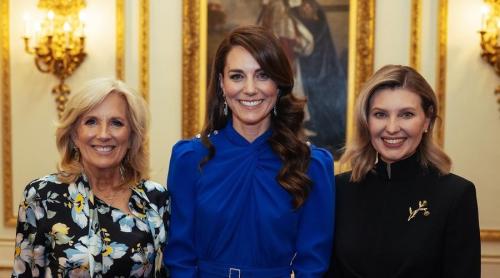 Olena Zelenska postează fotografii cu Kate și Jill Biden: „Prietenii Ucrainei”