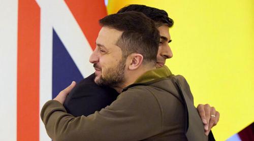 Guvernul Marii Britanii e „dezamăgit” că i s-a interzis lui Zelensky să vorbească la Eurovision