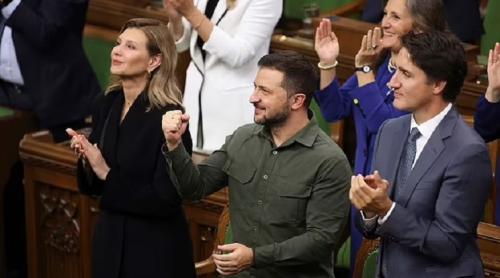 Proteste după ce Zelensky și Trudeau au aplaudat în Parlament un veteran nazist din Al Doilea Război Mondial