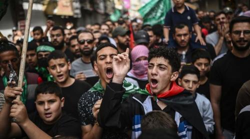 Manifestaţii în Cisiordania și în țările arabe în sprijinul palestinienilor