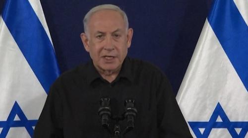 Netanyahu: Scopul războiului este „de a învinge inamicul ucigaș, de a ne asigura existența în țara noastră”