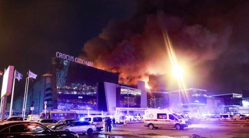 Statul Islamic a revendicat responsabilitatea pentru atacul sălii de concerte din Moscova