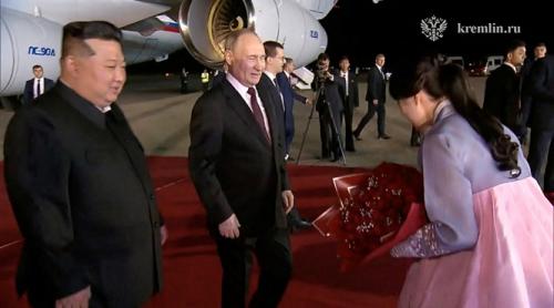 Putin a sosit în Coreea de Nord