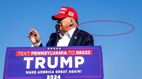Incredibila fotografie din New York Times care arată unul dintre gloanțele trase asupra lui Donald Trump
