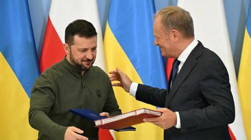 Polonia vrea să doboare rachete rusești deasupra Ucrainei
