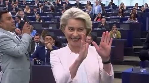 Ursula von der Leyen a fost re-aleasă președinte al Comisiei Europene pentru încă cinci ani