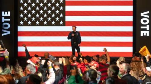 "Salută-l pe George Soros din partea mea”: Elon Musk ironizează protestatarul care i-a întrerupt discursul în Wisconsin
