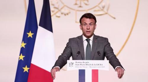 Macron cere țărilor UE să nu "acționeze individual" și să suspende investițiile în SUA până la clarificarea situației taxelor