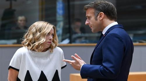 Meloni, în conflict deschis cu Macron după excluderea de la apelul cu Trump