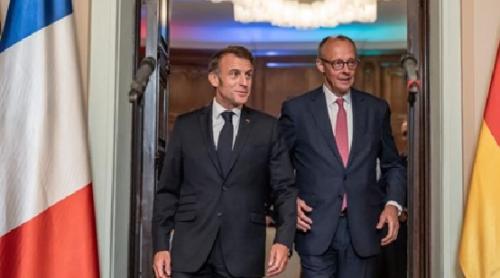 Macron și Merz afișează unitate dar tensiunile dintre Franța și Germania rămân adânci