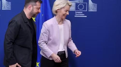 Ursula von der Leyen: "Ucraina trebuie să-și păstreze integritatea teritorială, nu se pot schimba granițele țărilor"
