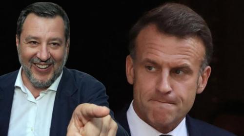 Salvini: „80% dintre francezi așteaptă cu nerăbdare ca Macron să plece”