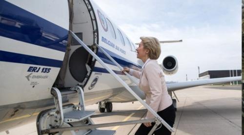 Avionul Ursulei von der Leyen, vizat de o interferență a Rusiei asupra GPS-ului