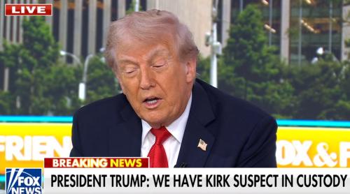 Breaking news: Trump la Fox&Friend - Asasinul lui Charlie Kirk a fost prins