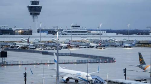 Aeroportul din München, închis pentru a doua oară în 24 de ore din cauza suspiciunii de drone