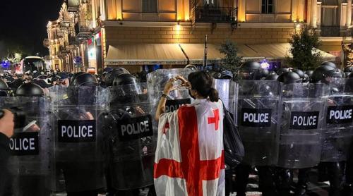 Tensiuni în Georgia: partidul de guvernământ Visul Georgian revendică victoria la alegerile locale în timp ce protestatarii cer căderea guvernului