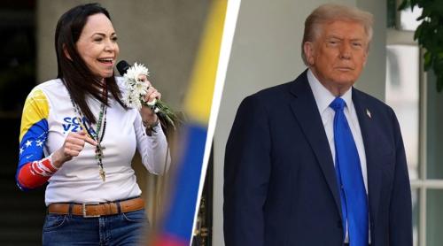 María Corina Machado, laureata Premiului Nobel pentru Pace: "Dedic acest premiu președintelui Trump și poporului venezuelean"
