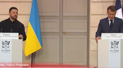 Macron și Zelensky semnează o scrisoare de intenție pentru ca Ucraina să cumpere până la 100 de avioane de luptă Rafale