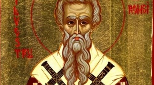 Calendar ortodox 2 ianuarie: Sfântul Părinte Silvestru, papă al Romei