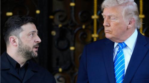 Trump, de la bordul Air Force One - ”Zelensky mi-a spus că este gata să încheie un acord de pace”