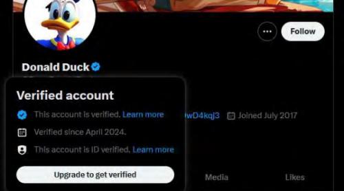 Comisia Europeană i-a trântit o amendă lui Musk de 120 milioane de euro din cauza lui....Donald DUCK