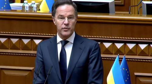 Mark Rutte promite desfășurarea forțelor terestre, aeriene și navale în Ucraina după semnarea păcii: „Iarna este foarte lungă, dar primăvara va veni”