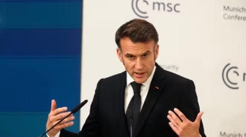 Macron la München: „Toată lumea ar trebui să ne ia  Europa drept exemplu, în loc să ne critice”