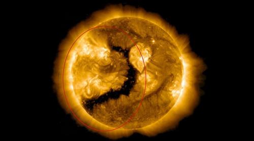 A apărut o „gaură” în Soare pe o lungime de 650.000 de kilometri: Ce înseamnă pentru Pământ