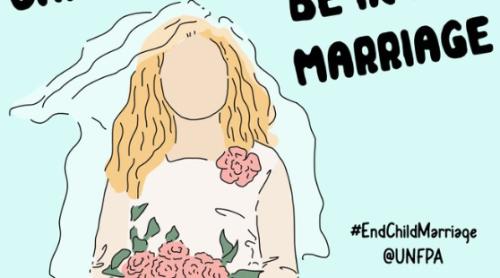 ONU stârnește reacții negative după ce a folosit o mireasă occidentală pentru a ilustra căsătoriile între copii