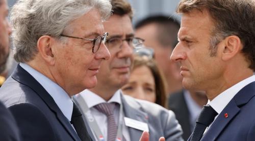 Macron îi trimite o scrisoare personală lui Trump pentru a cere ridicarea sancțiunilor împotriva lui Thierry Breton, acuzat „pe nedrept” de cenzură