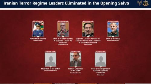 Israelul anunță eliminarea nucleului dur al conducerii militare iraniene, inclusiv a oficialului pentru apărare Ali Shamkhani