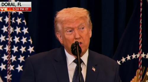 Trump anunță că războiul cu Iranul este „aproape încheiat”