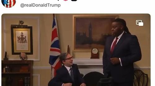 Trump îl ridiculizează din nou pe premierul britanic într-o parodie video: „Prea speriat”
