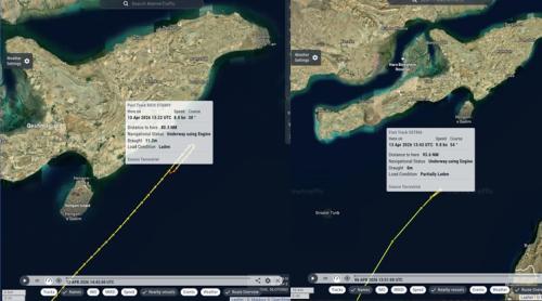 Două petroliere cu destinație China au facut cale întoarsă din Strâmtoarea Ormuz după blocada SUA