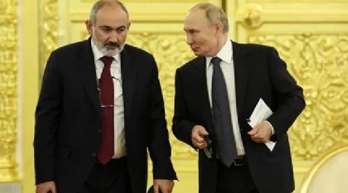 Putin avertizează Armenia: „criza din Ucraina” a început odată cu „tentativele sale de aderare la UE”