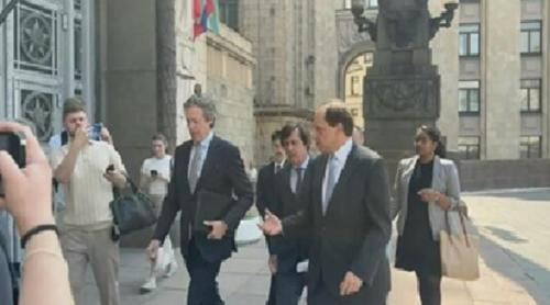 Ambasadorii francez, britanic și german la Moscova primiți Ministerul rus al Afacerilor Externe
