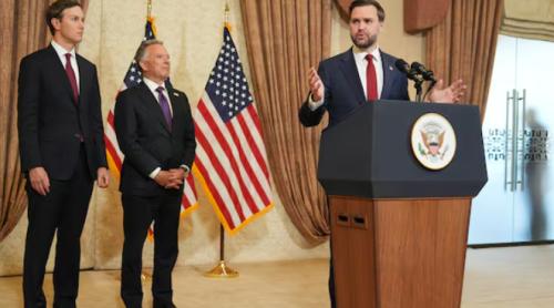 JD Vance: „Dacă Iranul respectă acordul, va transforma fundamental Orientul Mijlociu pentru următorii 50 de ani”