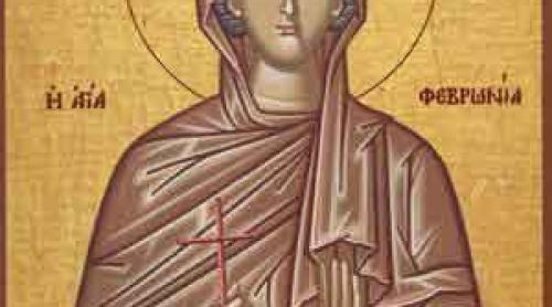 Calendar creştin ortodox 25 iunie:Sfânta Muceniţă Fevronia