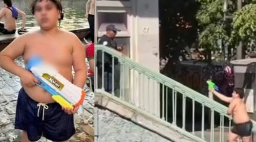 Hamza Vamesul : un adolescent de 14 ani, înarmat cu un pistol cu apă, face legea pe străzile Parisului
