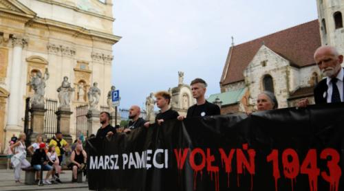 „Marșul Volyn”. La Varșovia a avut loc o manifestație împotriva ajutorului militar acordat Ucrainei
