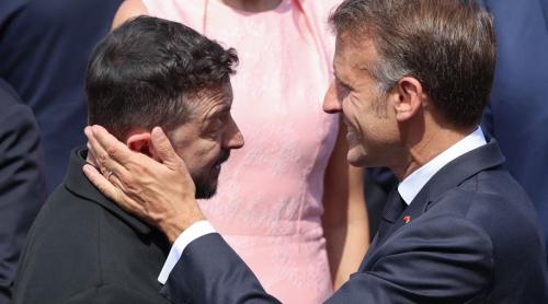 Zelenski: „Nu am consumat cocaină împreuna cu Macron”