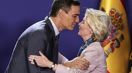 Ursula von der Leyen îl laudă pe Pedro Sánchez pentru modul în care a gestionat criza migranților din Ceuta